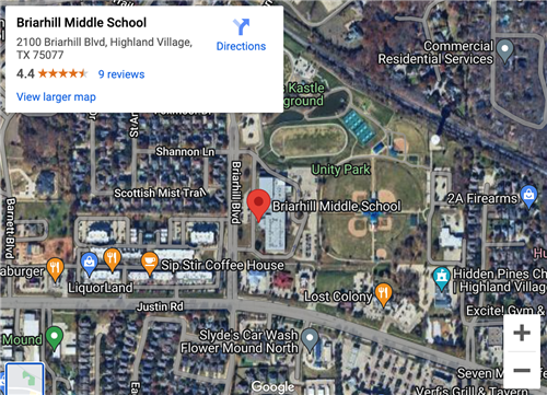 Briarhill Map